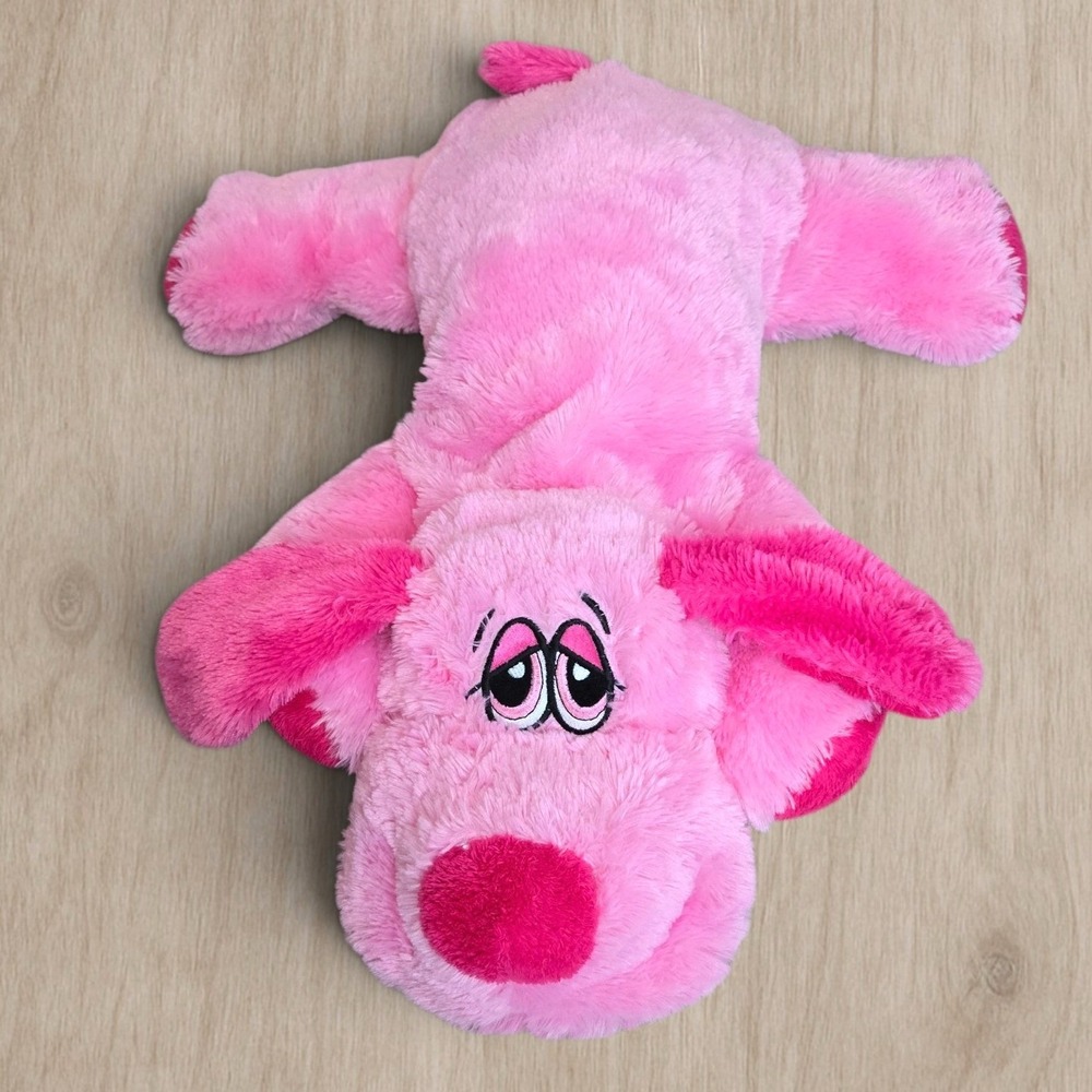 Dan Dee Collector's Choice Pink Plush Dog Floppy Long Stuffed Animal 22 Inch